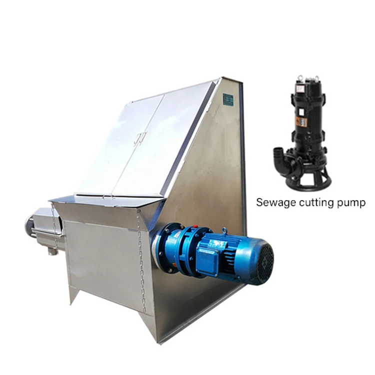 Машина для обезвоживания свиной коровы, куриного навоза, наклонный сетчатый экструзионный сепаратор