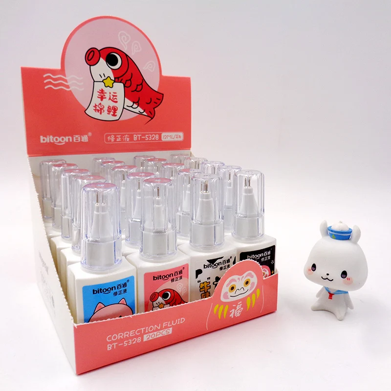 Professional Stationery Manufacturer Correction Fluid For Student Use Correction Fluid