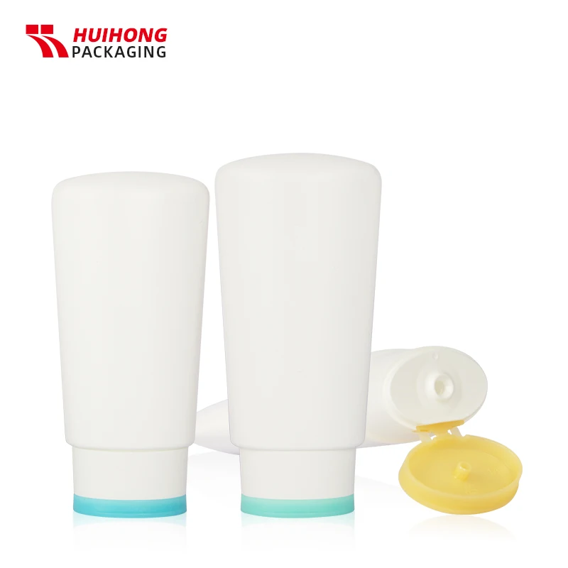 100ml 110ml  Empty Squeeze  Biodegradable Container Plastic  Body Wash Shampoo  Bottle  With PP  Flip  Lid
