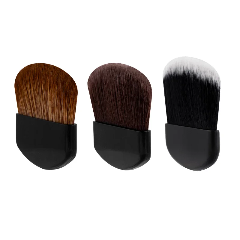 Wholesale Kabuki Blush Brush 100% Cruelty Free Round Shape Brush with Synthetic Hair