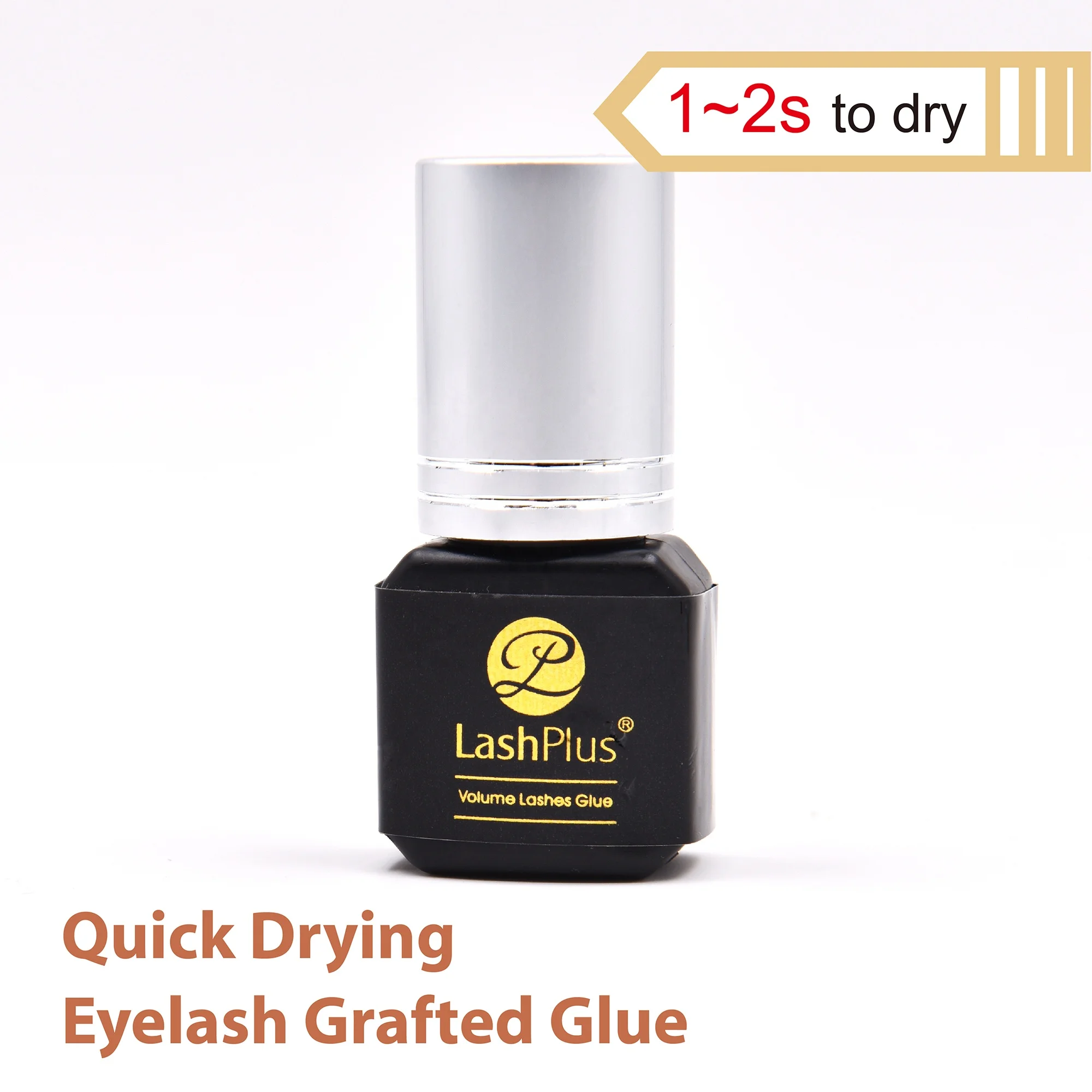 
LashPlus private label strong eyelash adhesive 1 second fast dry lash glue volume eyelash extension glue 