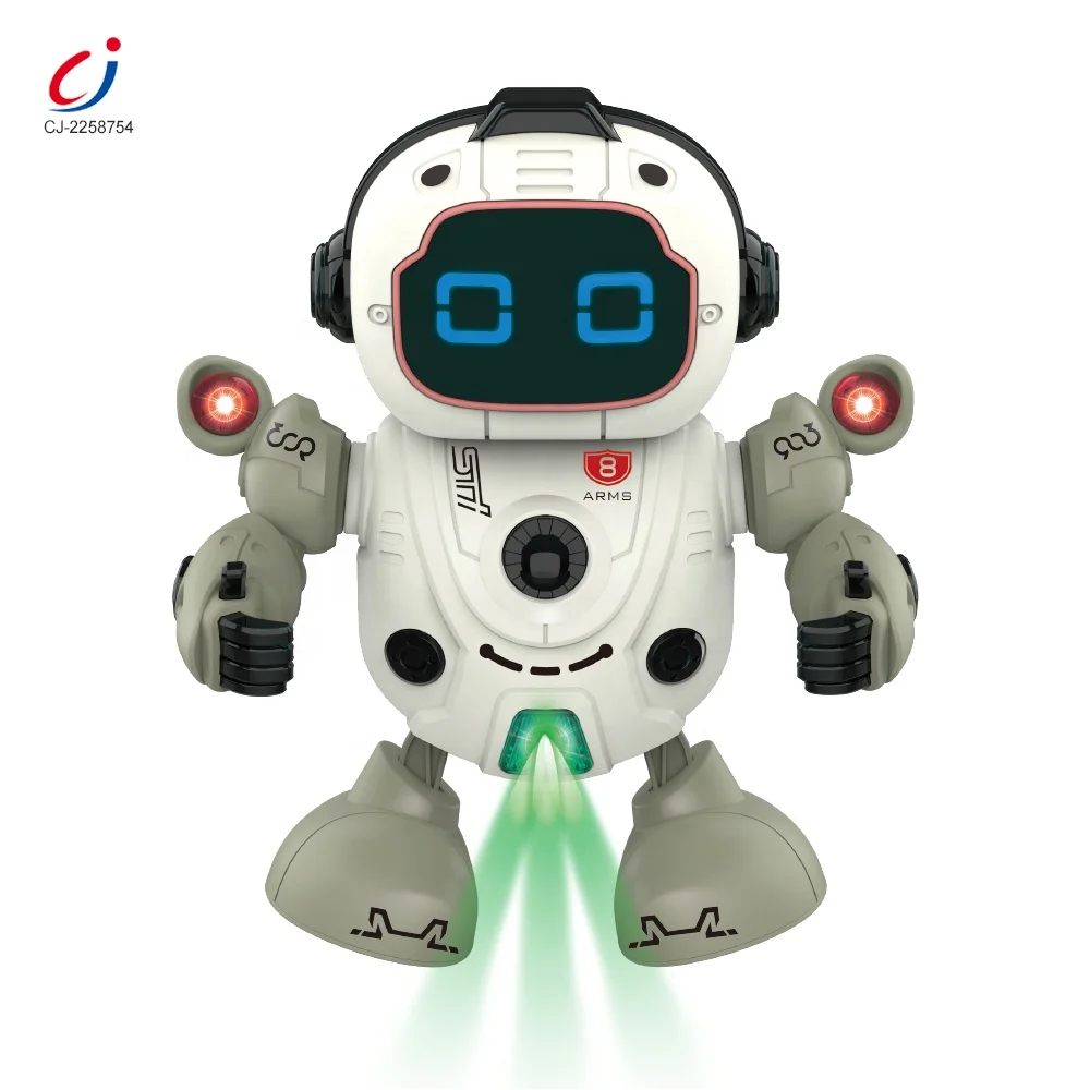 Chengji Low Price Kids Battery Operated Electric Dancing Robot Toy with Light and Music for Children