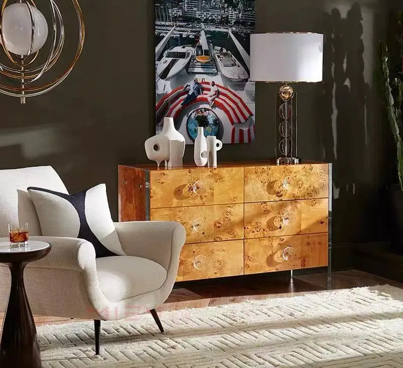 Jonathan Adler Bond обеденный набор для буфета из массива дерева мебель гостиной