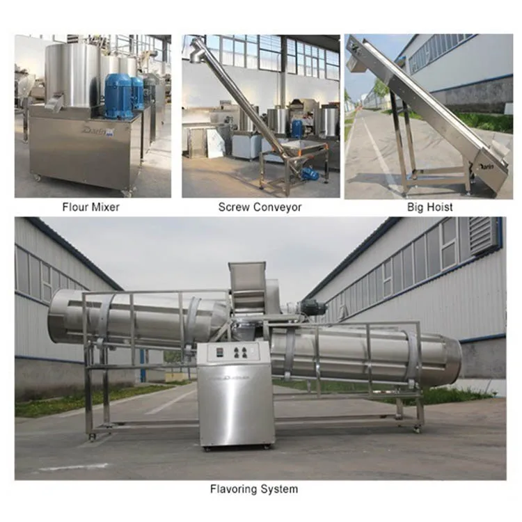 Cream corn stick bar automatic cut-off puffing food snack puffed extruder machine