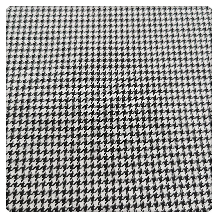 wholesale 100%  polyester plover grid cationic polyester fabrics  for sportswear