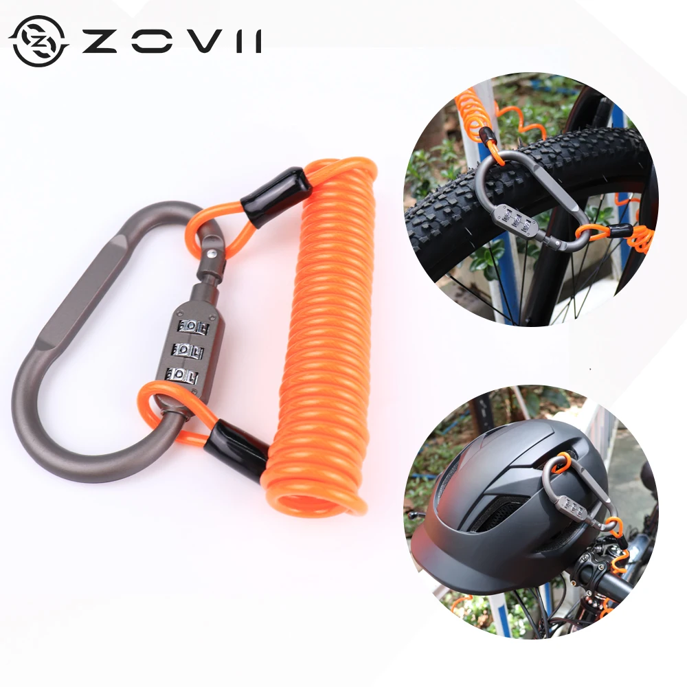 Motorcycle Accessories Mini Bicycle Lock Helmet Lock Easy Carry Bike Lock For Helmet
