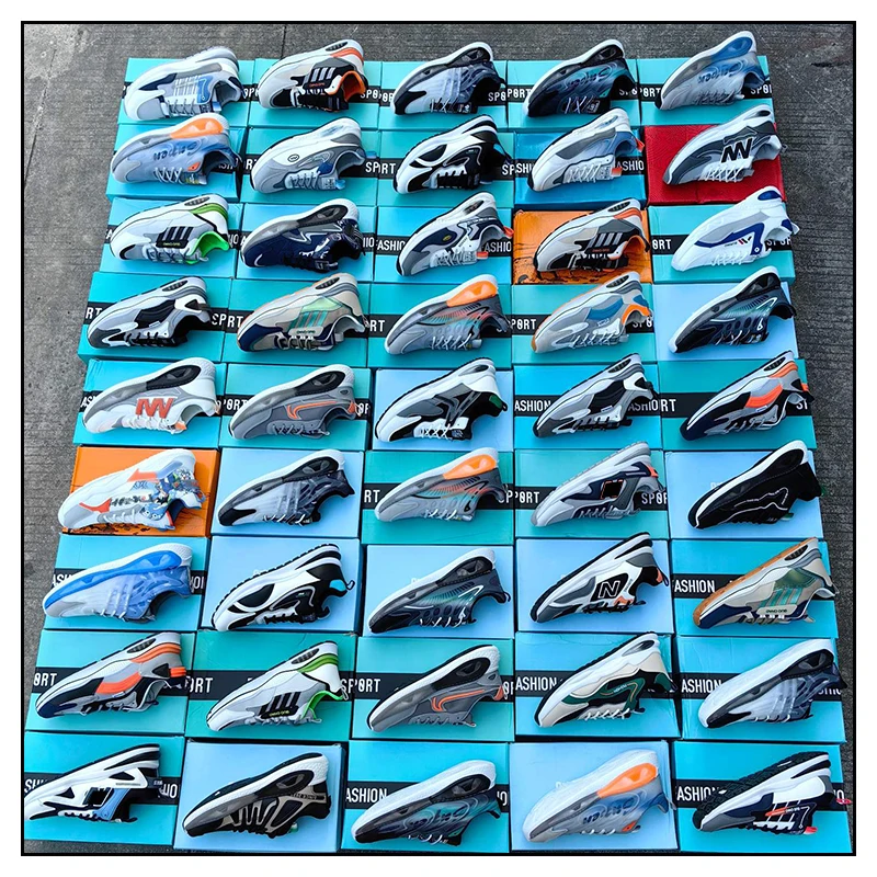 M2609 Men shoes new styles stock men outdoor casual sports shoes cheap wholesale second hand shoe used for men