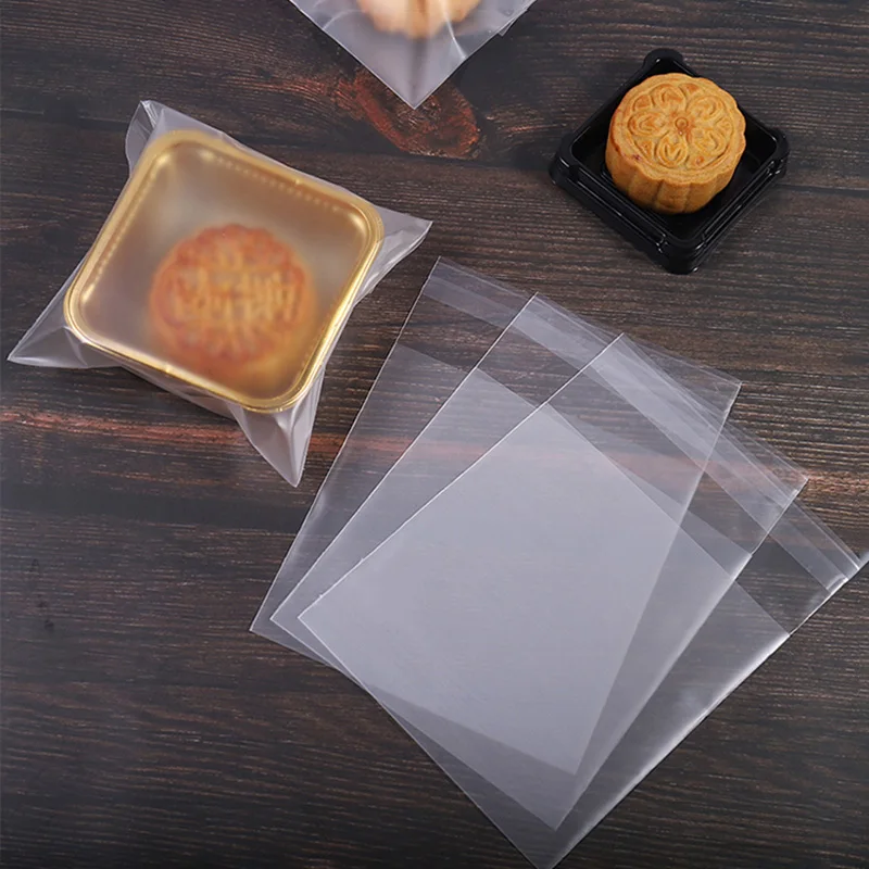 Heat Seal Food Grade Plastic Packing Bags Chocolate Nougat Caramel Candy Wrap Bicky Doughnut packaging bags