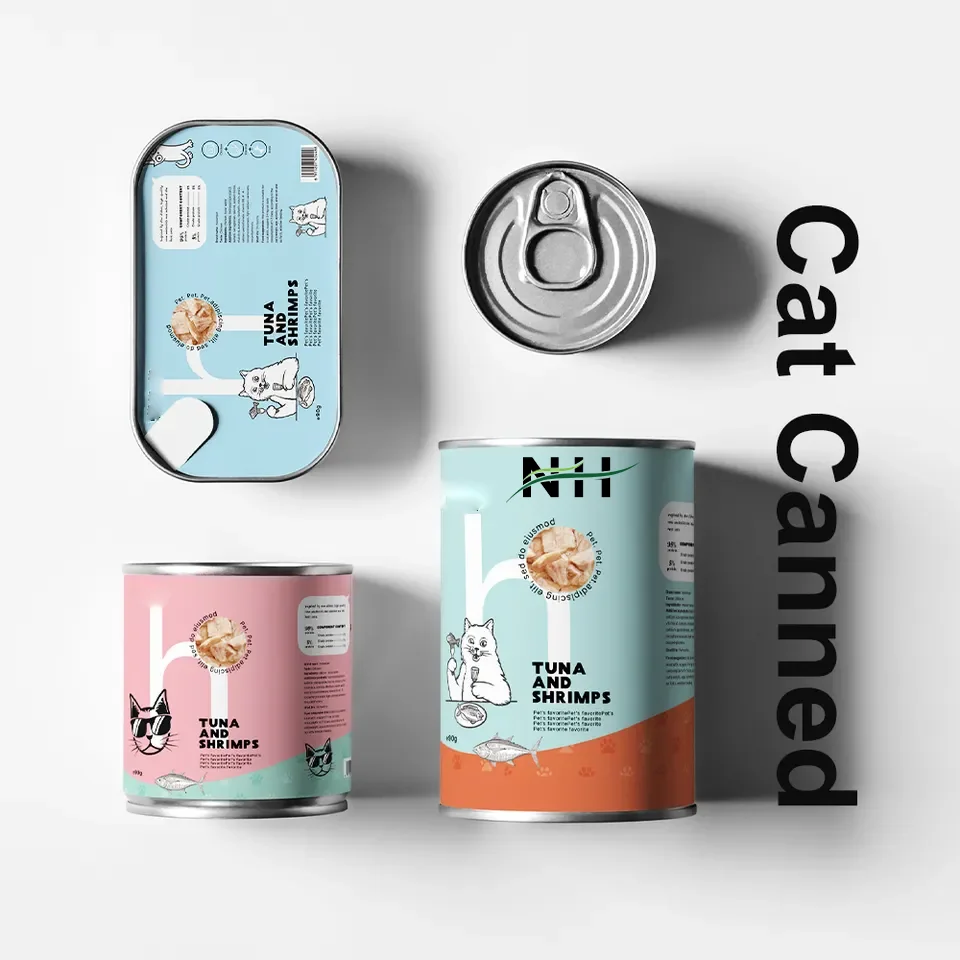 Wholesale Hot Selling OEM ODM Pet Wet Food Multiple Flavors Cat Dog Snack Cans Dog Wet Pet Food Canned