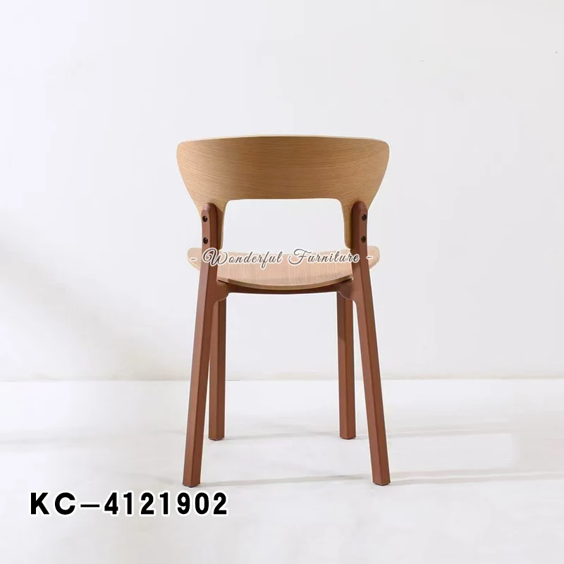 Restaurant Furniture Wooden Dining Chair for Events Modern Plastic Chair With Wood Legs