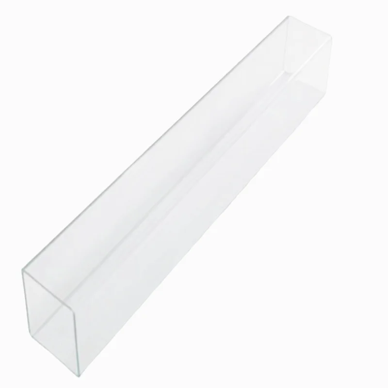 Customize various plastic profiles PVC Square Tube Clear OEM Pipe Custom Size Plastic Square Tube