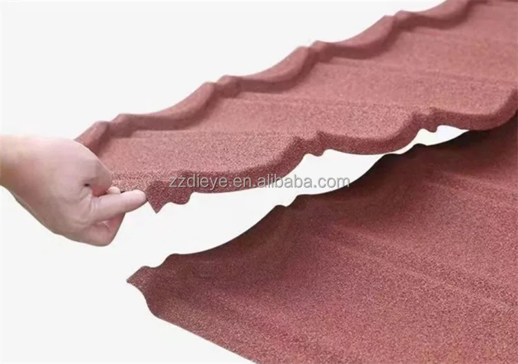 China Factory Direct sales Stone Coated Metal Roofing Sheet Shingle Tile For House Building Materials