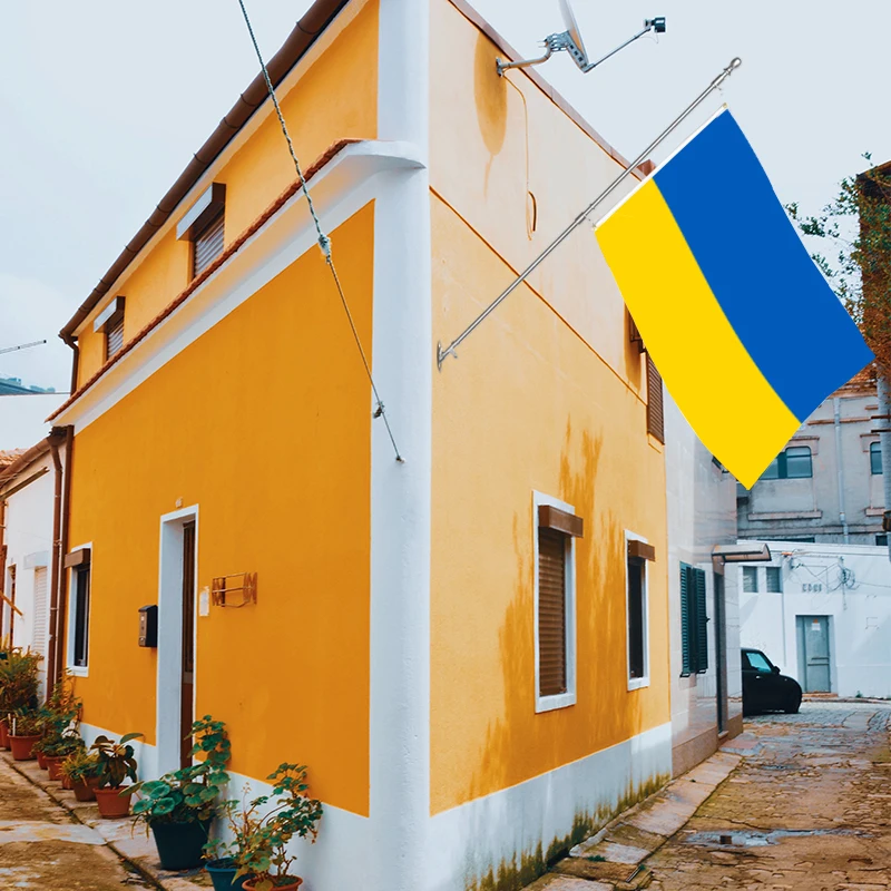Оптовая продажа 3 Х5 футов украинские флаги 68D/100D полиэстер настроить все страны Быстрая доставка надежный поставщик