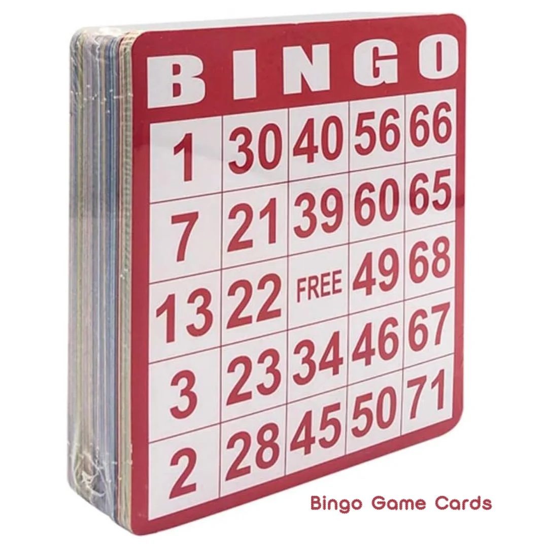 Hi-Q customized Printing Bingo Card Game and accessories for Traditional Bingo manufacture Bingo Cards one piece cards