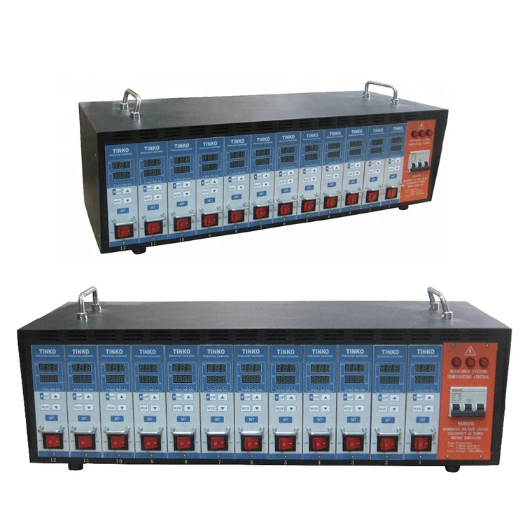  12 зон китайский поставщик TINKO 220V AC цифровой регулятор температуры pid для литья под