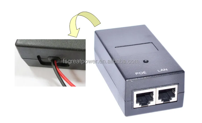 15 Вт Пассивный PoE инжектор 15VDC 1A DC/DC адаптер 1000 Мбит/с гигабитный коммутатор Ethernet Voip телефон CCTV камера источник питания