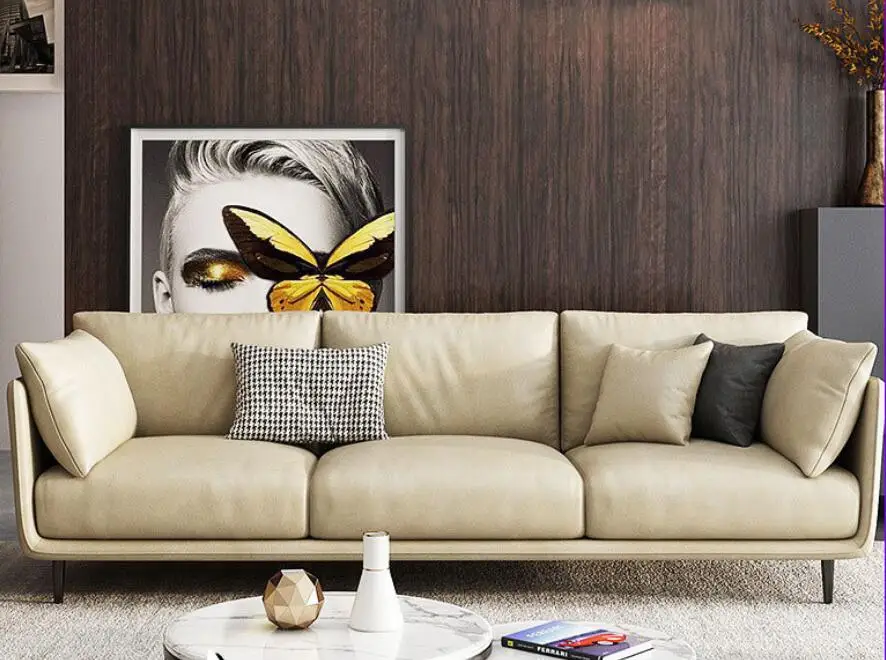 FKS-LX-8306 Living room furniture leather sofa set