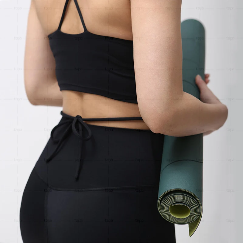 PU Travel Yoga Mat 1.5mm Thickness Easy to Carry Guangzhou Yoga Mat Folding