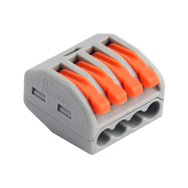 Electrical Cable Wire Connector Push-in Terminal Block Universal Fast Terminal Wiring Cable Connectors For Cable Connection