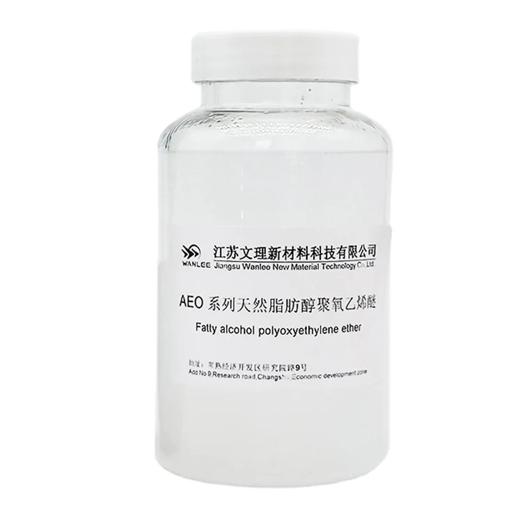 
 Прозрачный жидкий поверхностно-активный Этоксилированный жировой спирт полиоксиэтиленовый эфир  