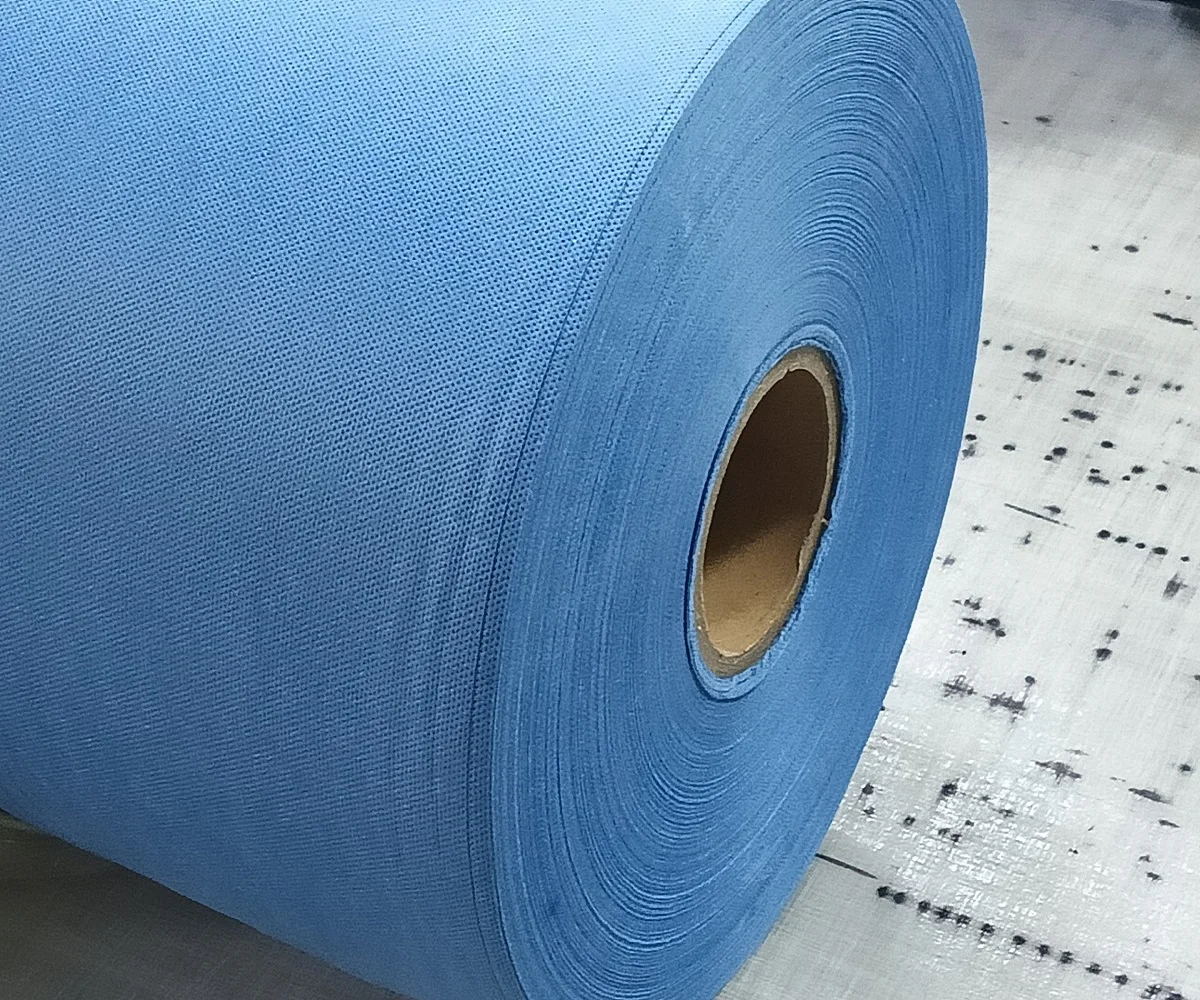 Factory supply sms 100%pp non woven super soft smms spun-bonded pp non woven fabric roll