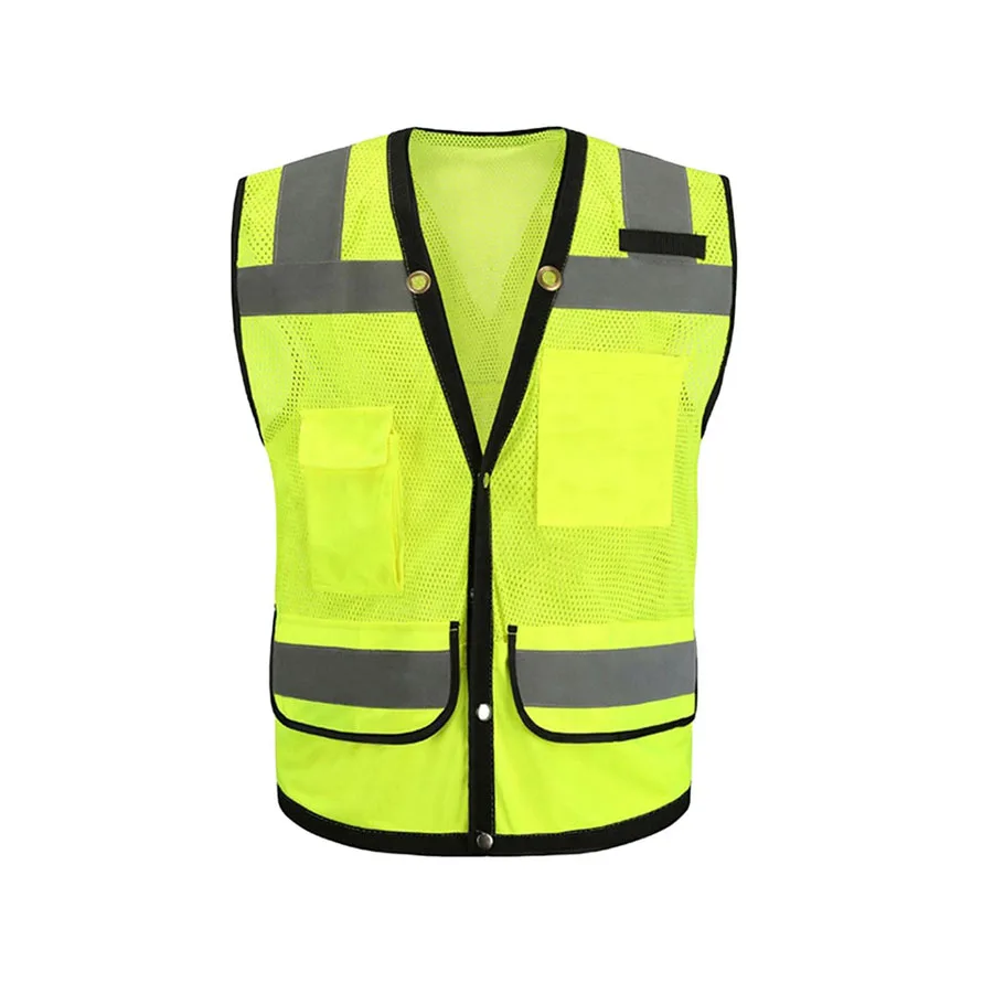 Road traffic Industrial construction safety work clothes High visibility safety working vest reflective vest