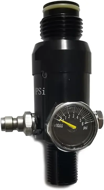 Double Oring PCP Paintball Co2 Air Mini HPA Regulator 4500psi Output Pressure 800psi
