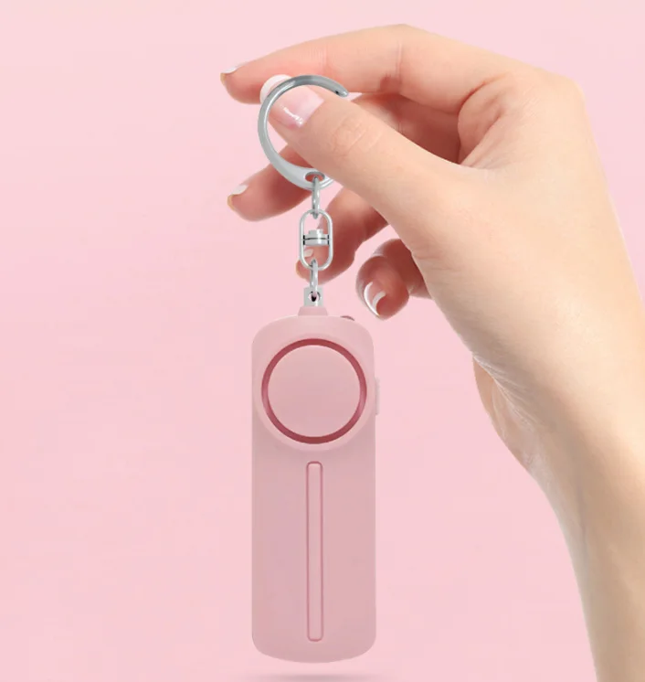 New anti-wolf alarm spray keychain SOS security protect womens self defense keychain accessories