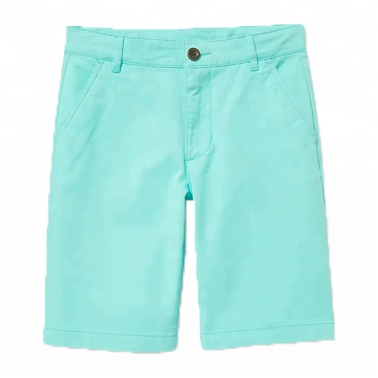 
Wholesale Custom Design Boy Cargo Cotton Twill Plain Shorts 