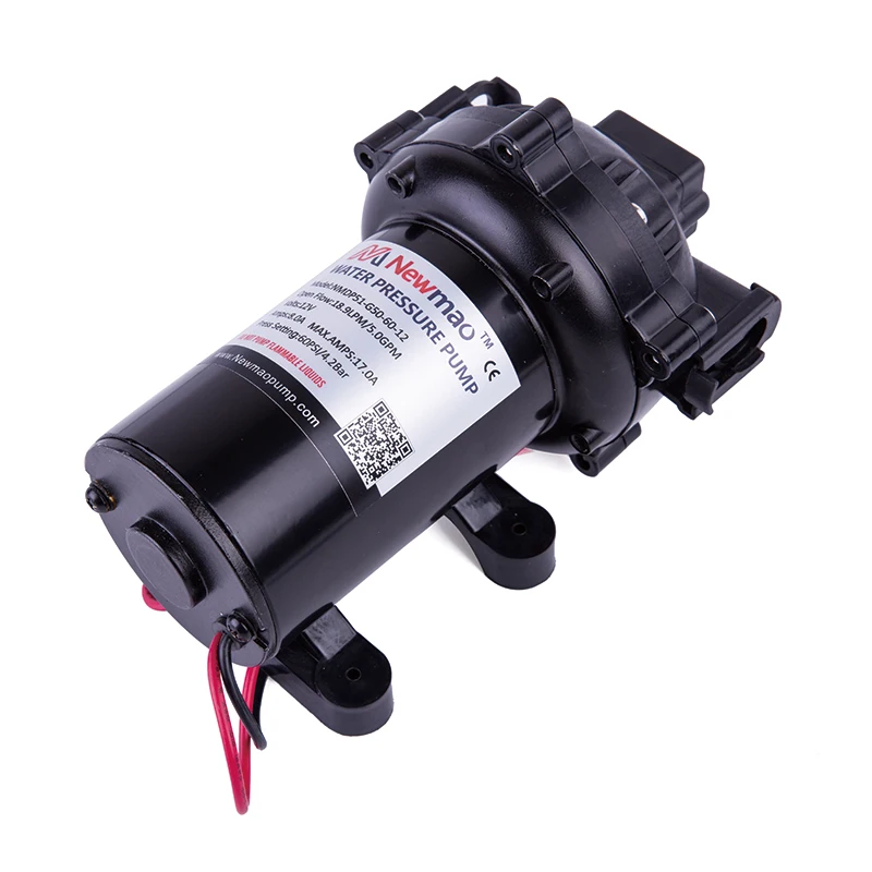 Newmao 51 series 12v washing and clean micro diaphragm pump car washer automatic garden irrigation camping water pump
