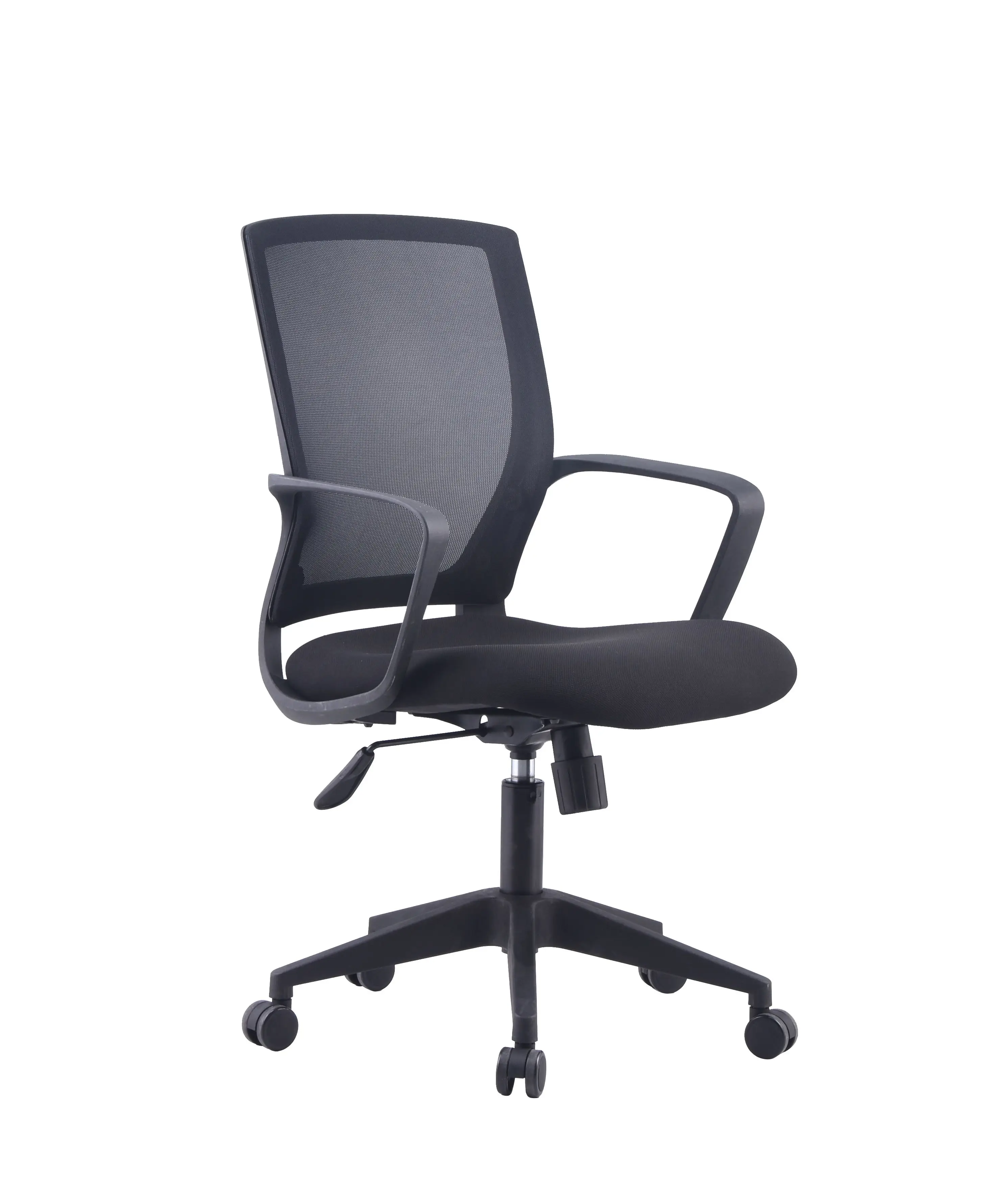 Современный эргономичный офисный сетчатый стул со средней спинкой