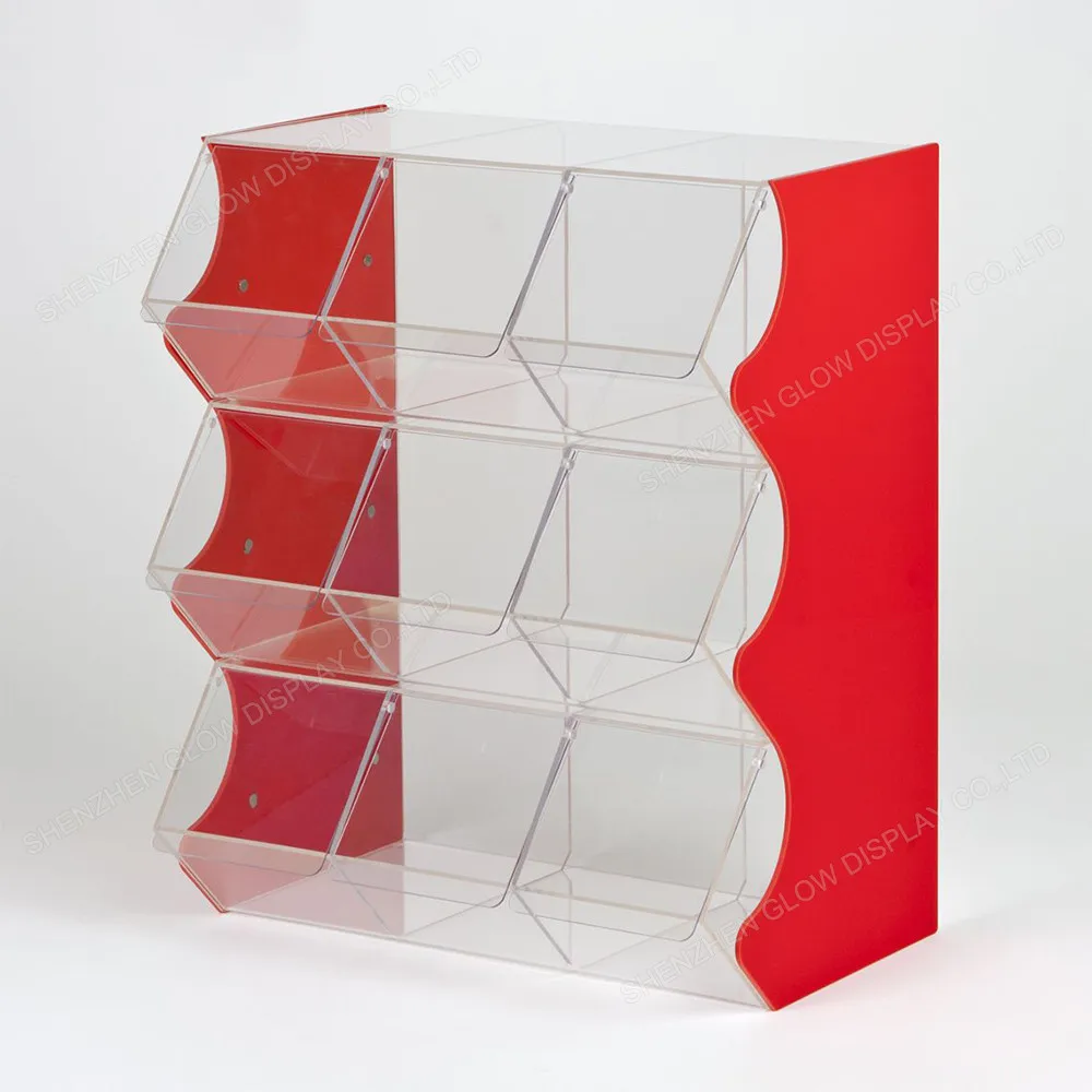 Colorful   side  acrylic  display is designed to attractively present your candy  for Shops Parties Weddings  home