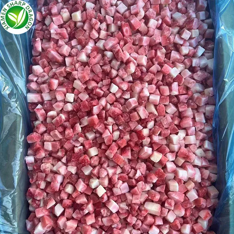 Bulk fruit pulp production price iqf frozen strawberry specifications of price