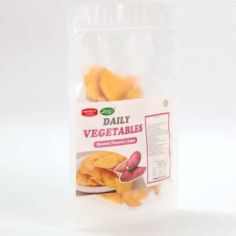 Best selling  VF fruit and vegetable snacks Vacuum fring dried fruit OEM sweet potato wholesalers