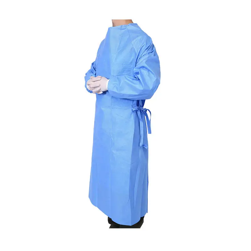 Protective Waterproof Isollation Gown Standard Surgical Sterile Level 2 1 Disposable Protective Medic Gown Hospital