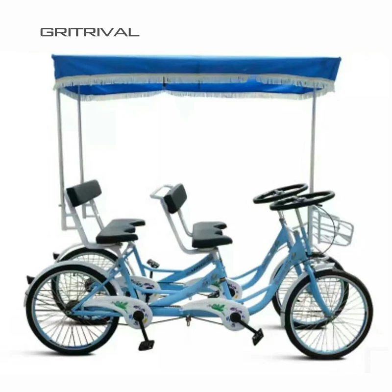  Китайская Фабрика дешевая цена 2-х местный biciclett sepeda вело тандем велосипед трехколесный pour les взрослых для