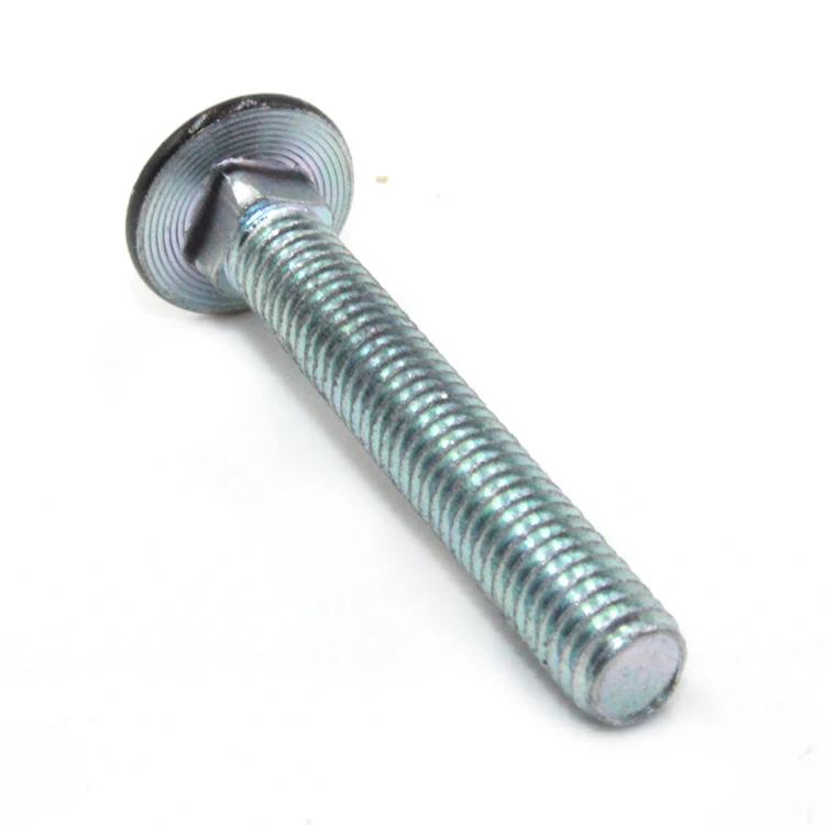 DIN 603 Galvanized Lock Bolts And Nuts Stainless Steel SS304 Black Mushroom Head Square Neck Bolts