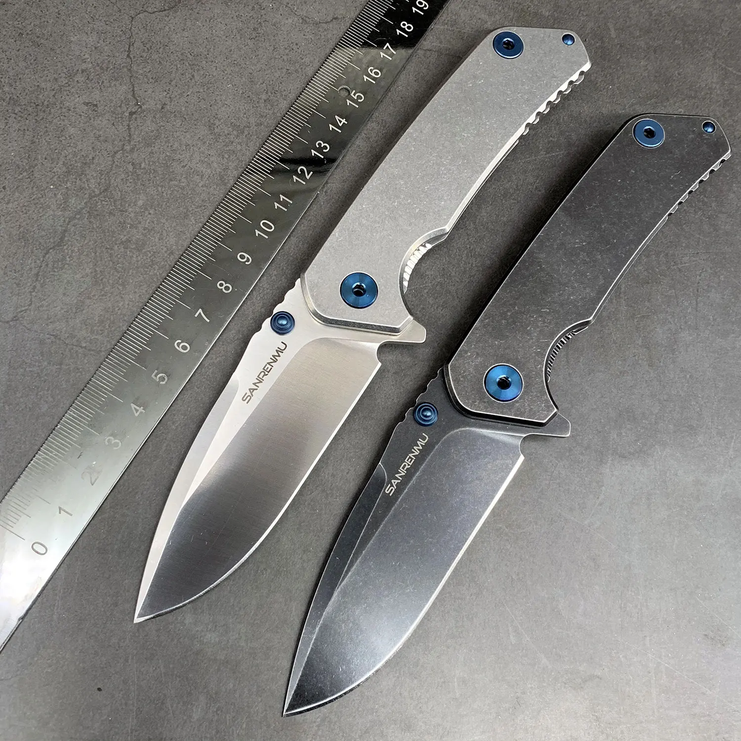 SANRENMU 9008 SB EDC Tool Outdoor Survival Camping Pocket Folding Knife