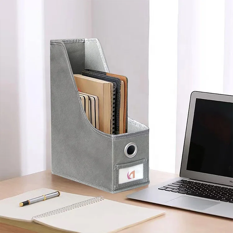 Guangdong Customized Office Desk accessories Folding Storage Box Organizer for Folder and Book