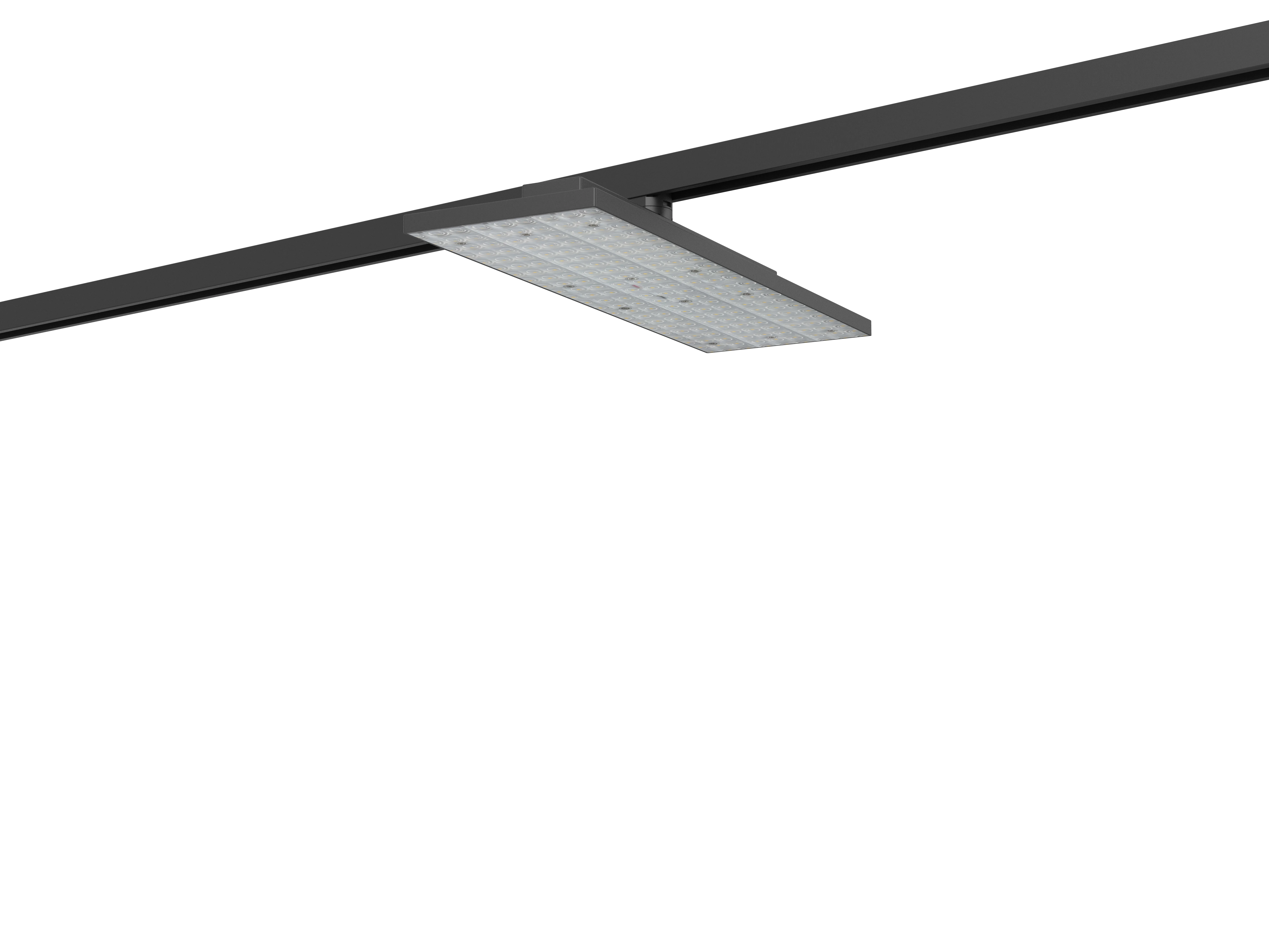 Power Adjustable High Lumen  Innovative Optics 5 Years Warranty 4 Wire 3 Phase  Universal track adapter Led Track Panel Light