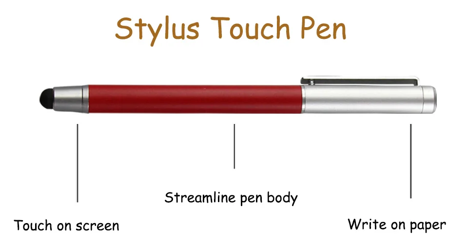 2 In 1 Touch Pen Series Disc Sucker Capacity Stylus pen Touch Pen For Phone
