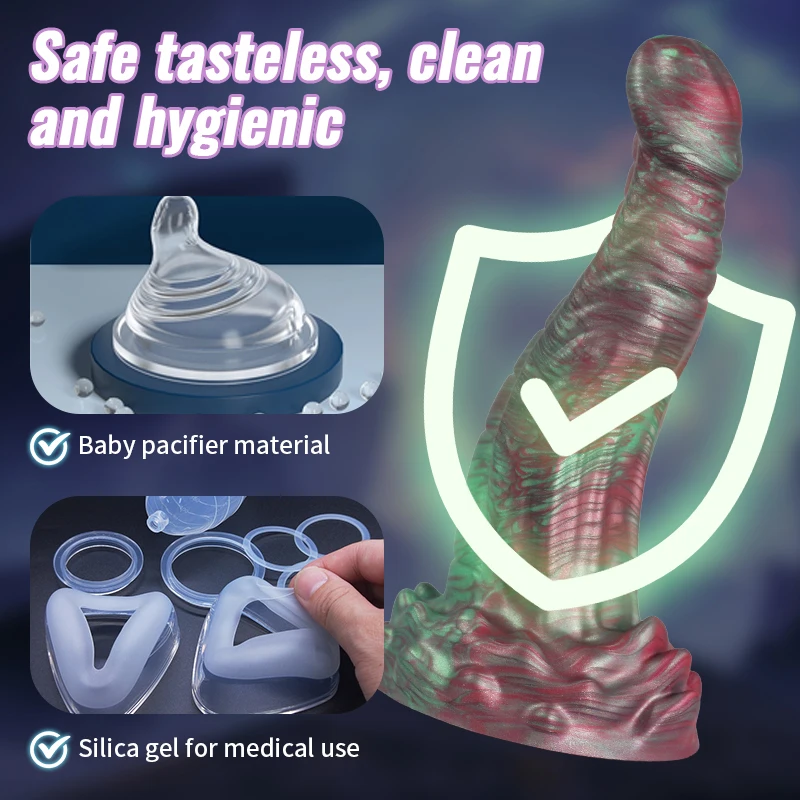 Muiti Scenario Applicaton Provocative Monster Soft Snake Shape Homemade Dildo Plastic Porno Sex Toys