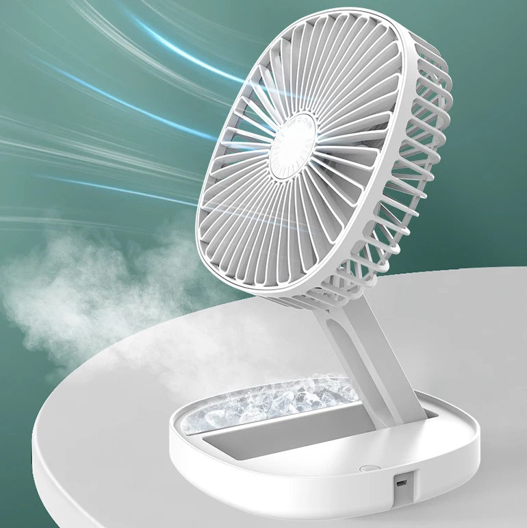 EBEZ Summer New Foldable Cooling CE Fan Supplier Mini Cooler Electric Plastic USB Air Cooler Portable Scented Desk Fan