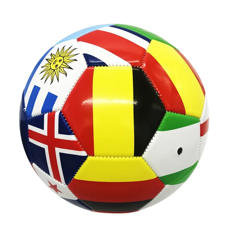 soccer ball custom print pu pvc colorful machine stitched foam football soccer balls size 5