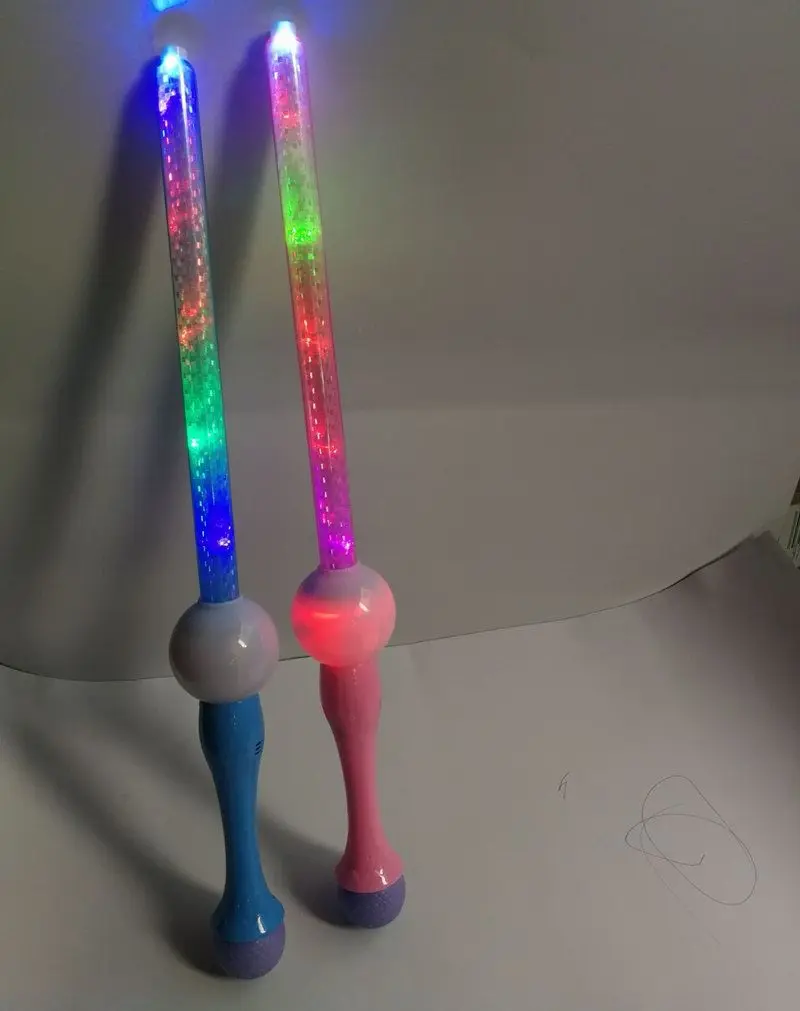 Music Electric Blowing Bubble Maker Bubble Wand With Light For Kids outdoor and indoor electric glow stick bubble toy