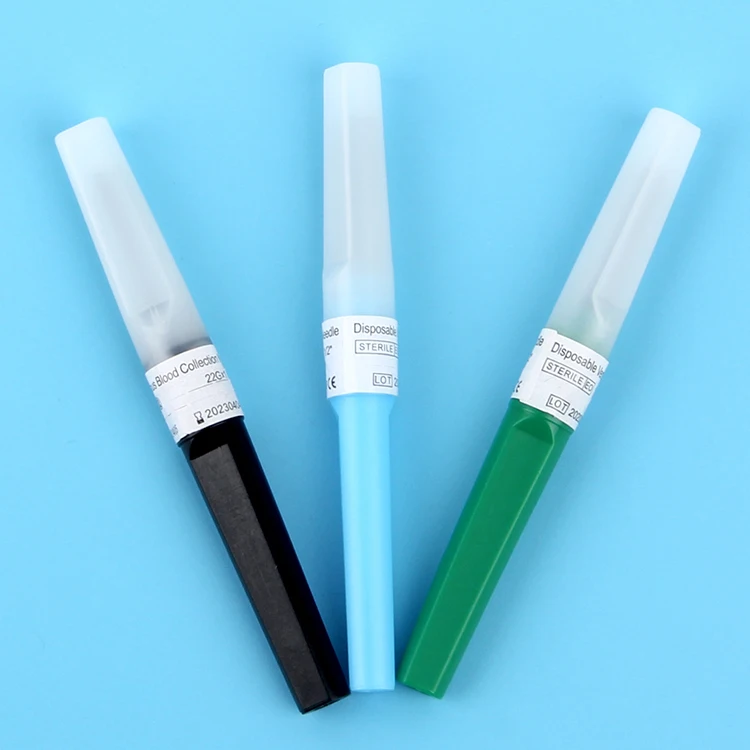 High Quality Pen Holder Multi Sample Disposable Sterile Vacuum Collecting Donor Tube Blood Collection Needles With Luer Adapter