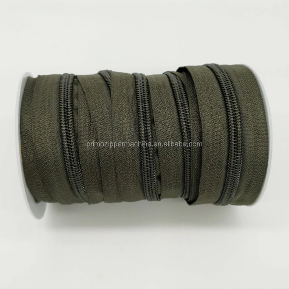3# #4 5# 7# 8# 10# size long chain nylon zipper long chain zipper cord roll fo bag,clothes