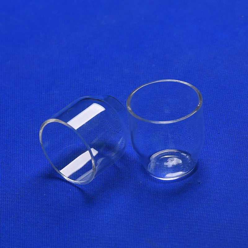 Quality factory supply transparent heated quartz glass tube reactor