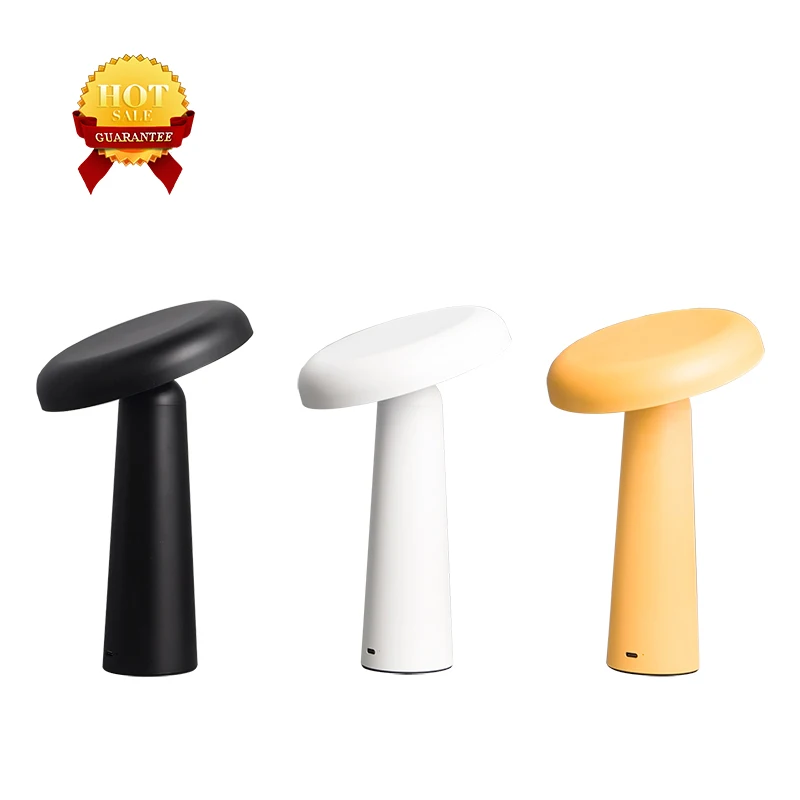 Drop Shipping Modern Recharge Battery Cordless Restaurant Table Light Led Night Bedside Desk Lamp With Dimmable Touch Control