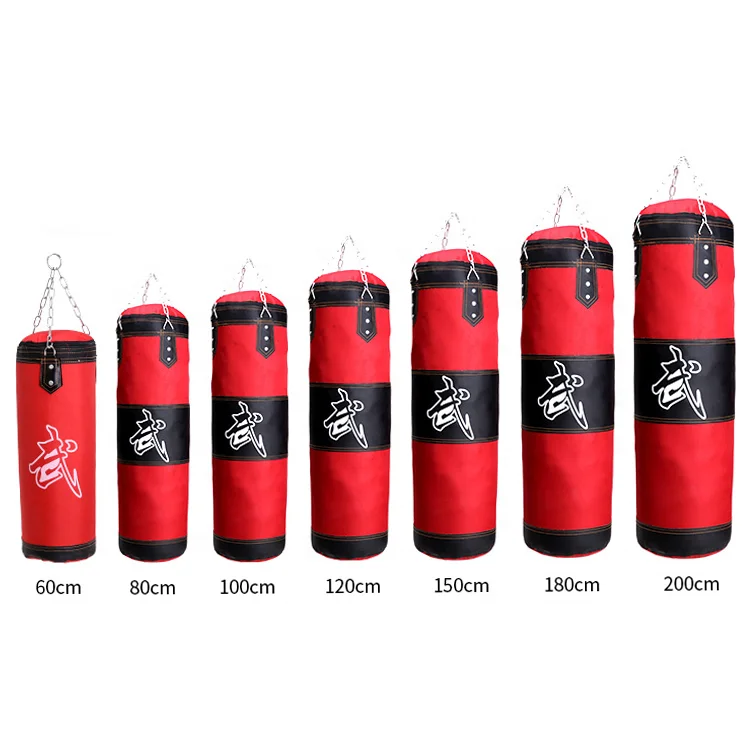 Customized kicking boxing punching bag nylon material boxing heavy punching bag